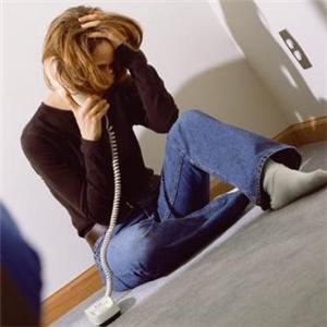 Occupational therapist involved in telephone support service
