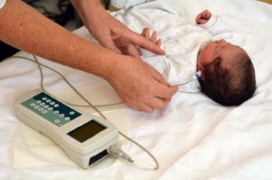 Babies born at the Worcestershire Royal Hospital will now have their hearing tested before they are discharged. Image: chameleonseye via iStock